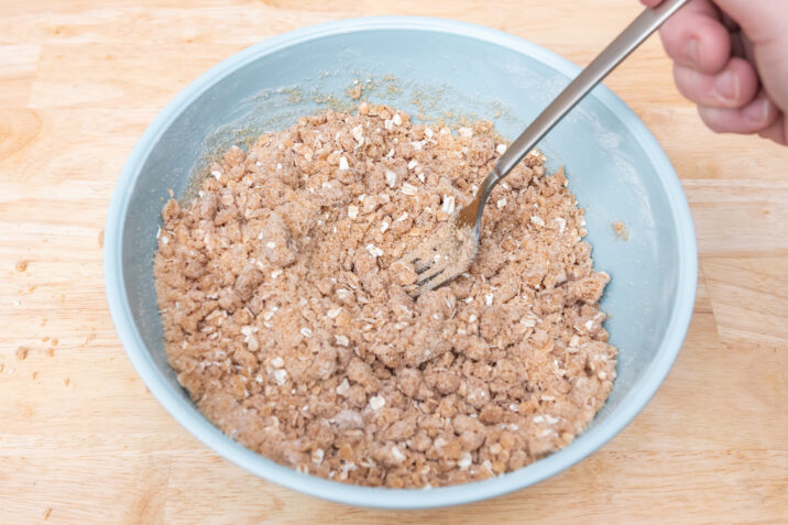 Oats topping